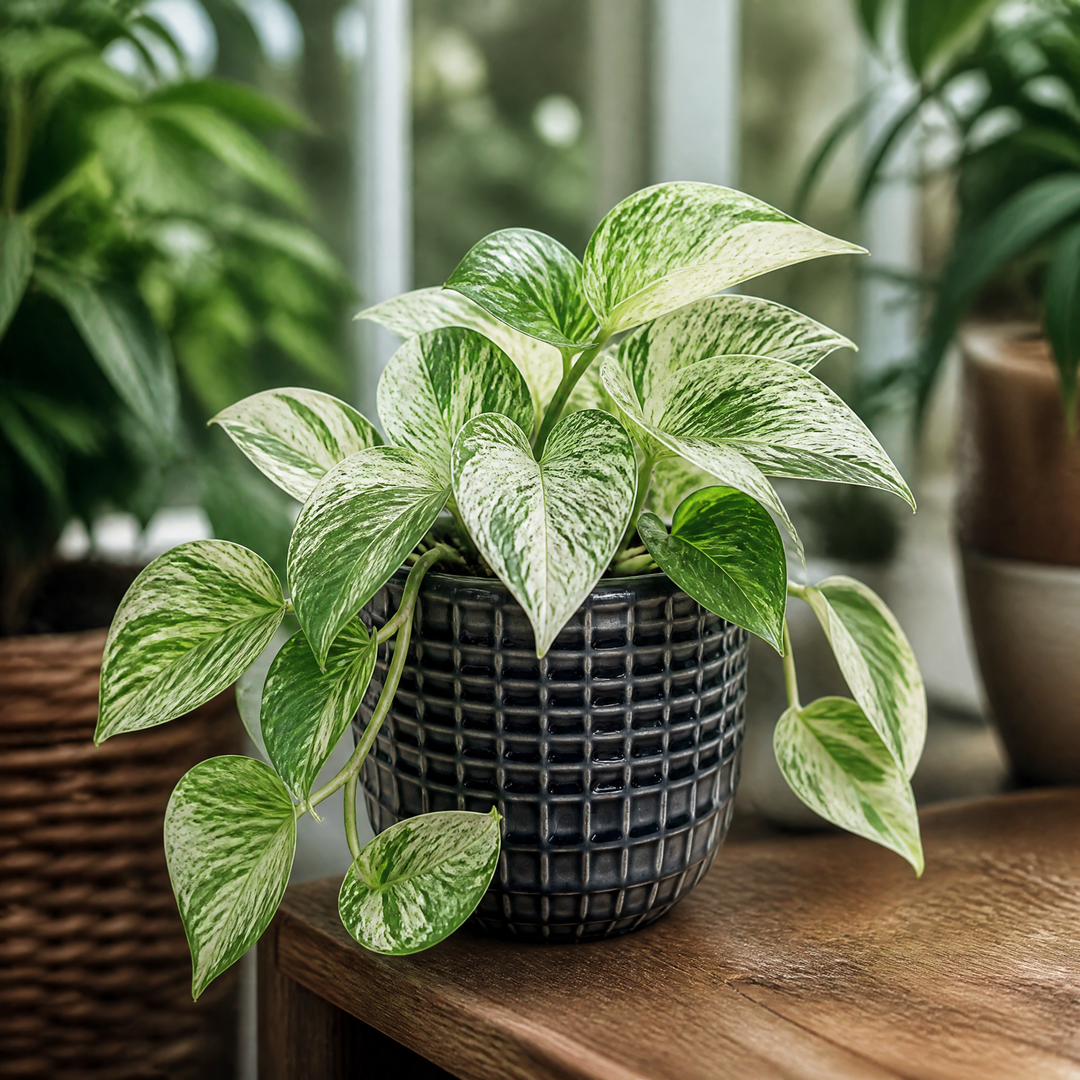 Epipremnum Marble Queen Pothos 12cm Pot Plants By Post