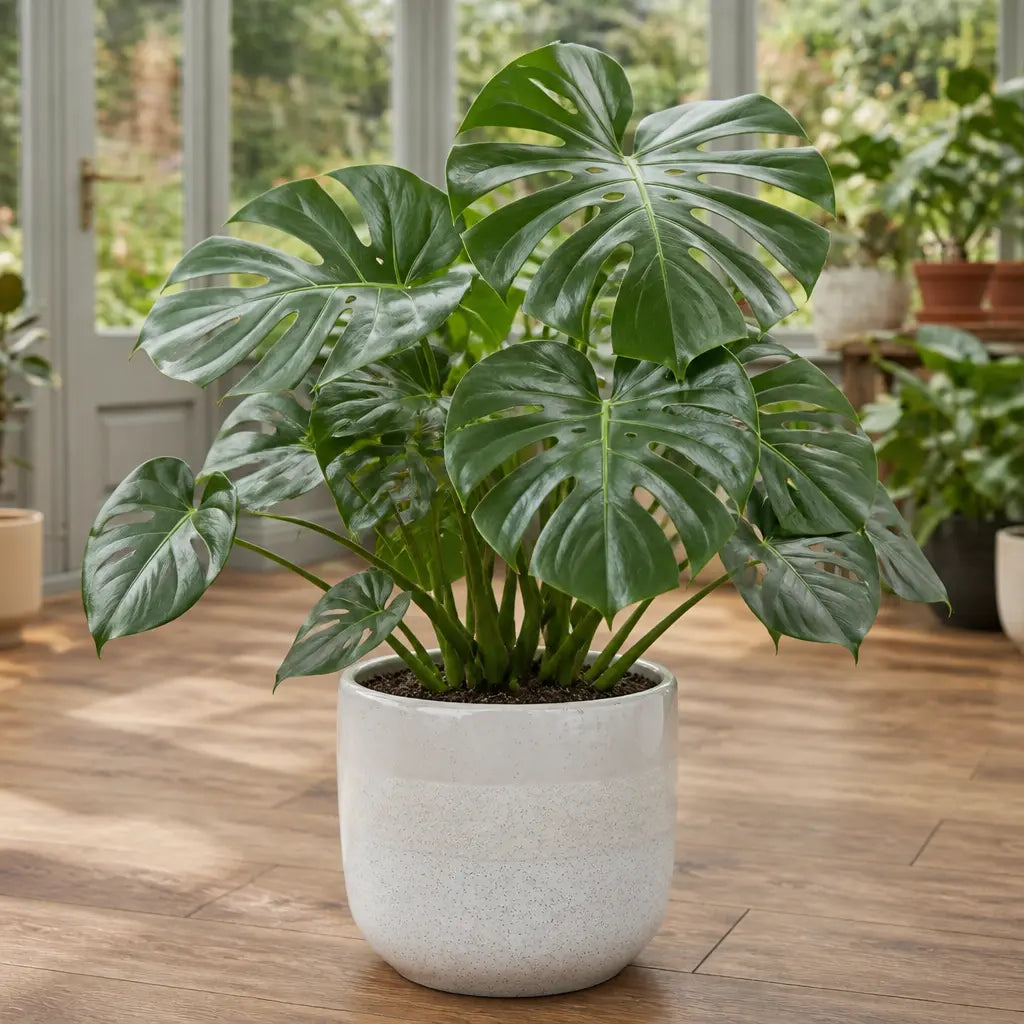 Monstera Deliciosa Cheese Plant – Large Split Leaf Tropical Evergreen Indoor Houseplant Plants By Post