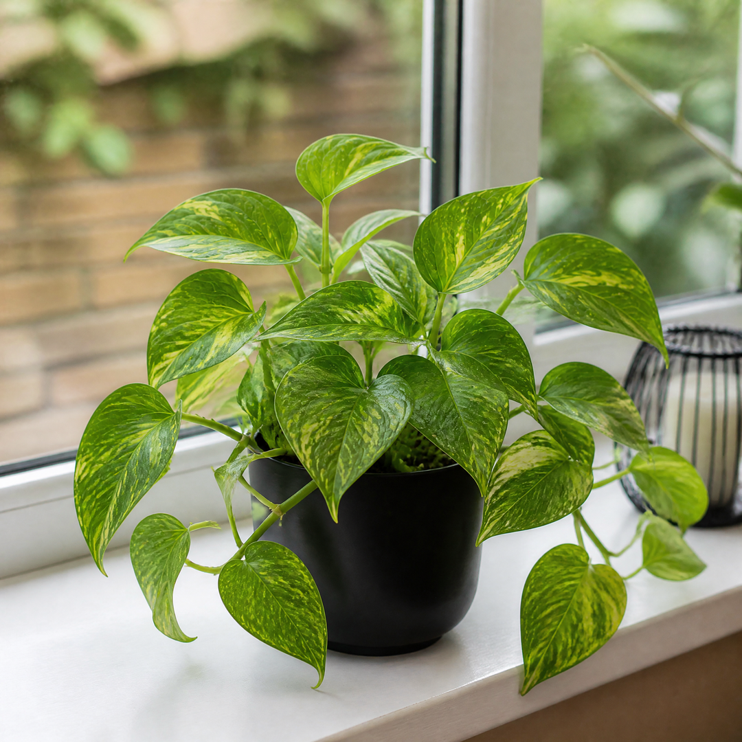 Epipremnum Aureum – Golden Pothos Devil’s Ivy Houseplant in 12cm Pot Plants By Post UK