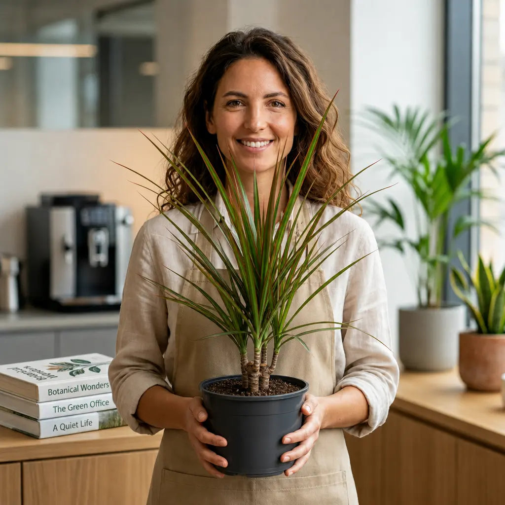 Dracaena Marginata 3 Stem Dragon Tree – Elegant Architectural Tropical Indoor Houseplant Plants By Post