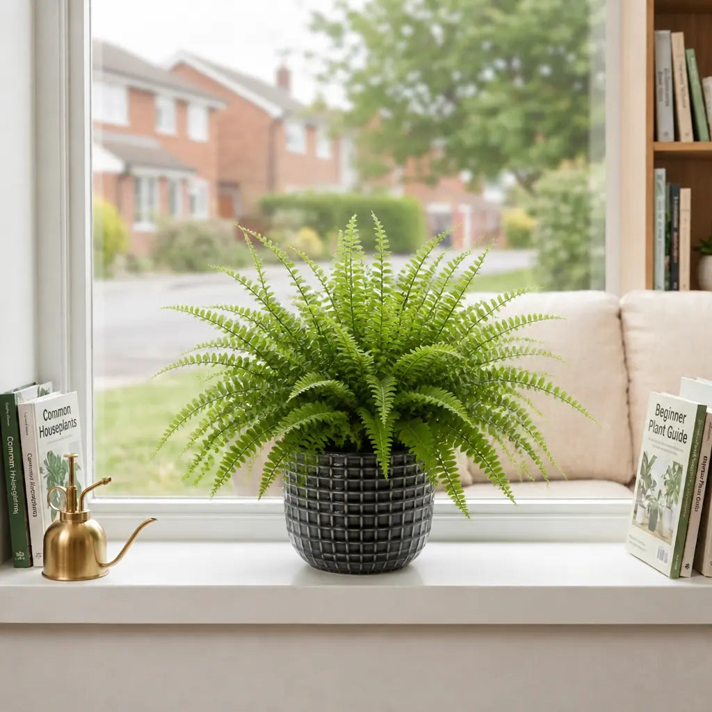 Nephrolepis Boston Fern – Lush Feathery Green Indoor Houseplant The Rose Press Garden