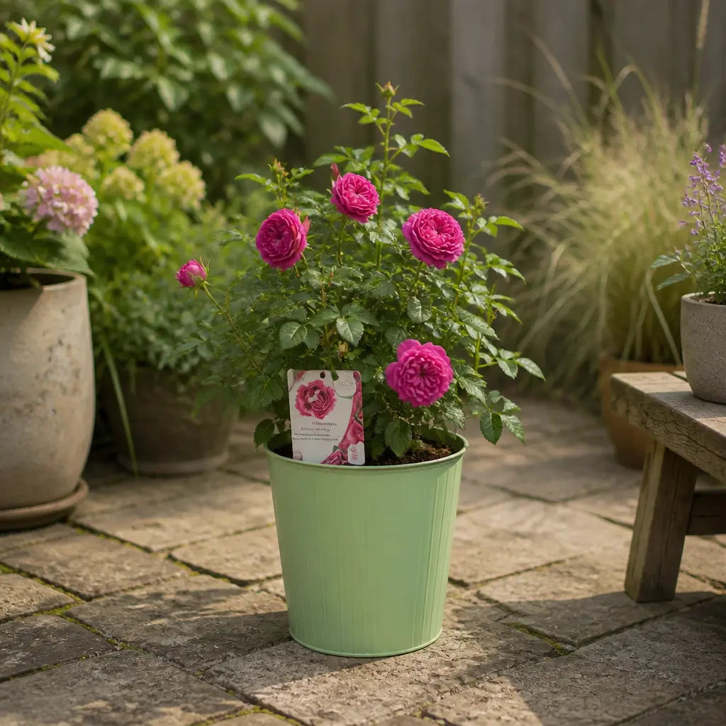 5L Rose Let's Celebrate Dark Pink Rose Bush | Beautiful Flowering Garden Plant Plants By Post