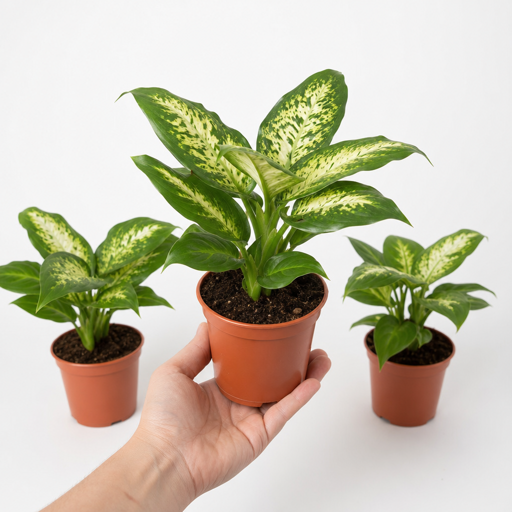 Dieffenbachia Compacta Dumb Cane 12cm Pot Plants By Post