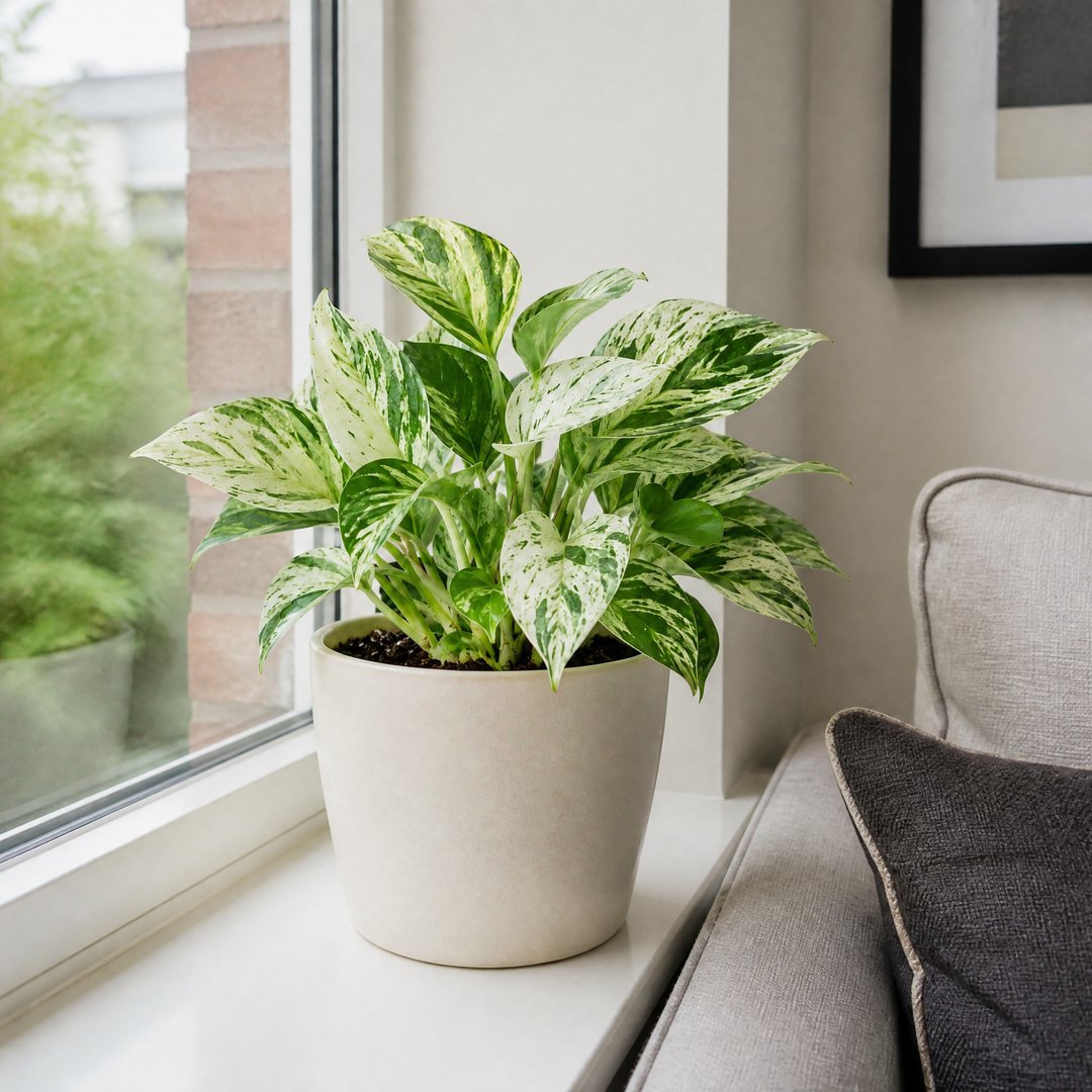 Epipremnum Marble Queen Pothos 12cm Pot Plants By Post