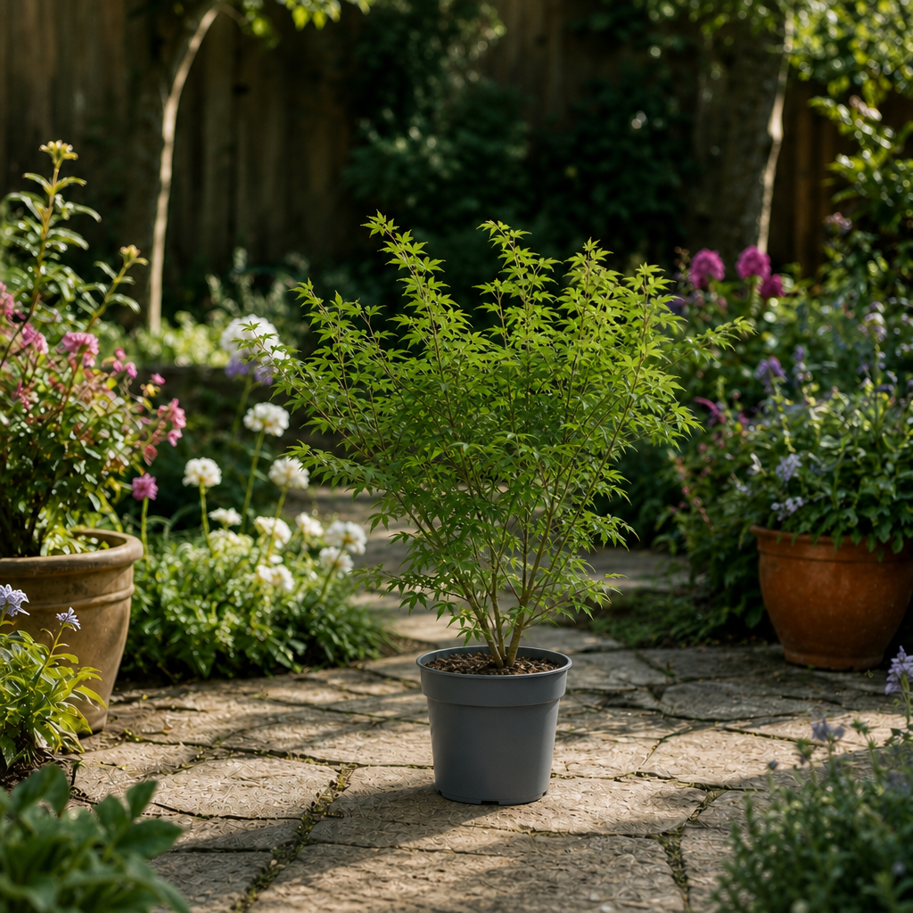 3L Acer Green Leaf in Pot Outdoor Tree for Patio & Garden