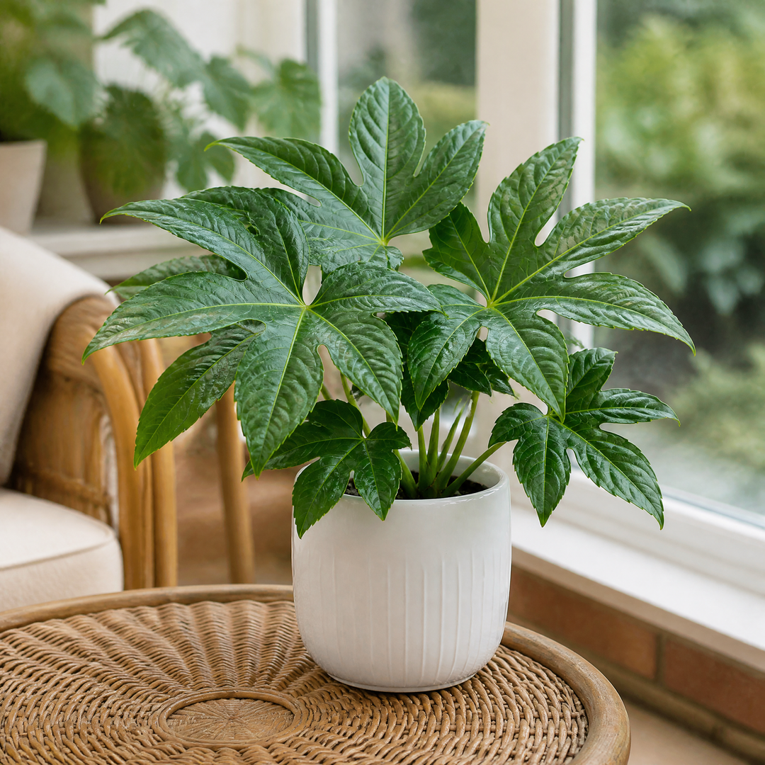 Fatsia Paper Plant 12cm Pot - Air Purifying Plant Plants By Post