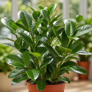 Ficus Moclame Indian Laurel Fig 5L – Glossy Green Indoor Houseplant Plants By Post