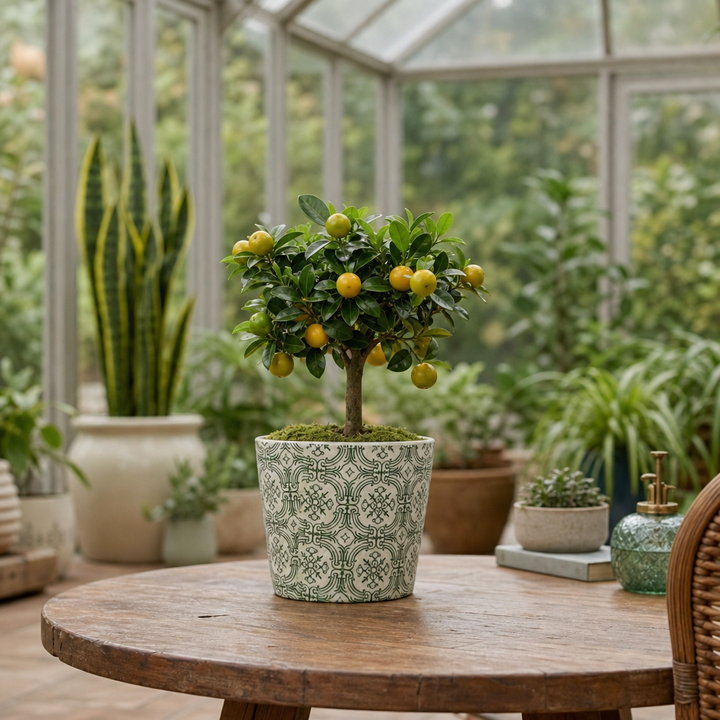 Mini Calamondin 1.5L Pot 40-50cm Height Citrus Tree for Patio & Indoor