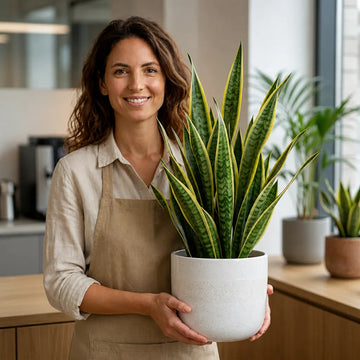 Sansevieria Superba Snake Plant 5L – Variegated Indoor Houseplant Plants By Post