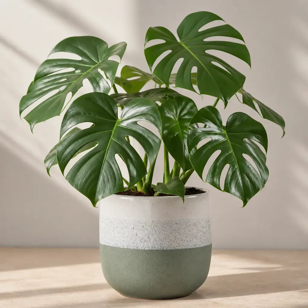 Monstera Deliciosa Cheese Plant – Large Split Leaf Tropical Evergreen Indoor Houseplant Plants By Post