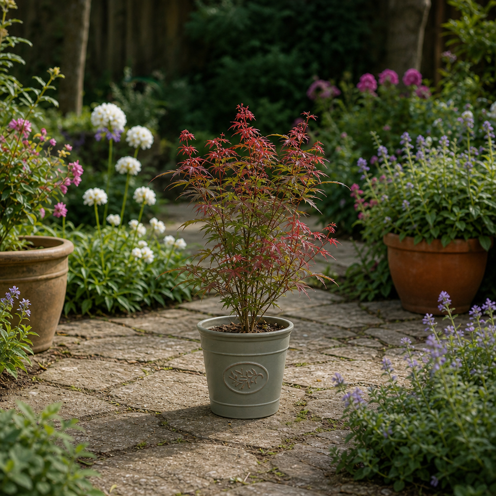 3L Red Leaf Acer Outdoor Patio Tree in Pot for Garden
