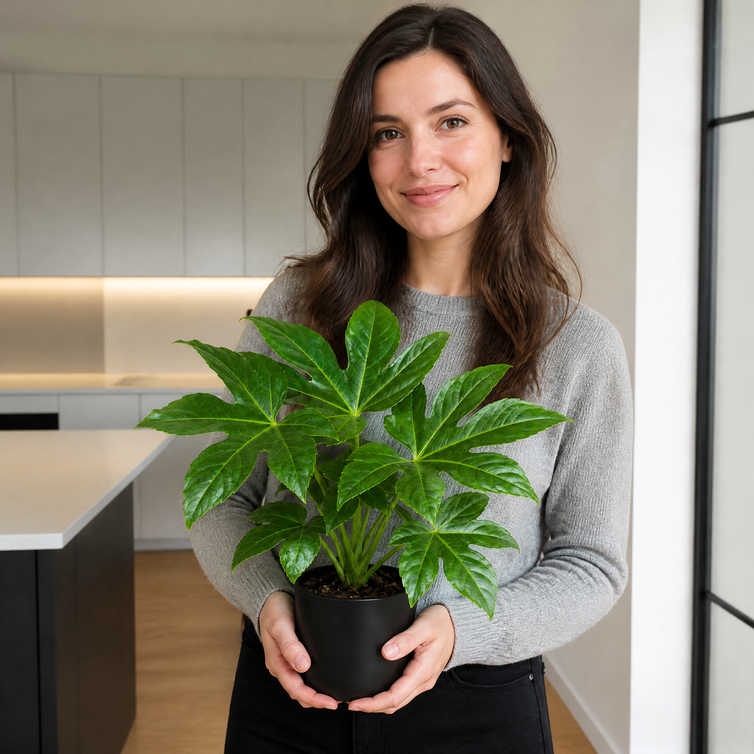 Fatsia Paper Plant 12cm Pot - Air Purifying Plant Plants By Post