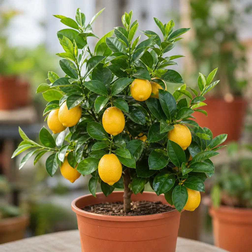 5L Meyer Lemon Tree 80/90cm Indoor & Outdoor Citrus Tree in Pot Plants By Post