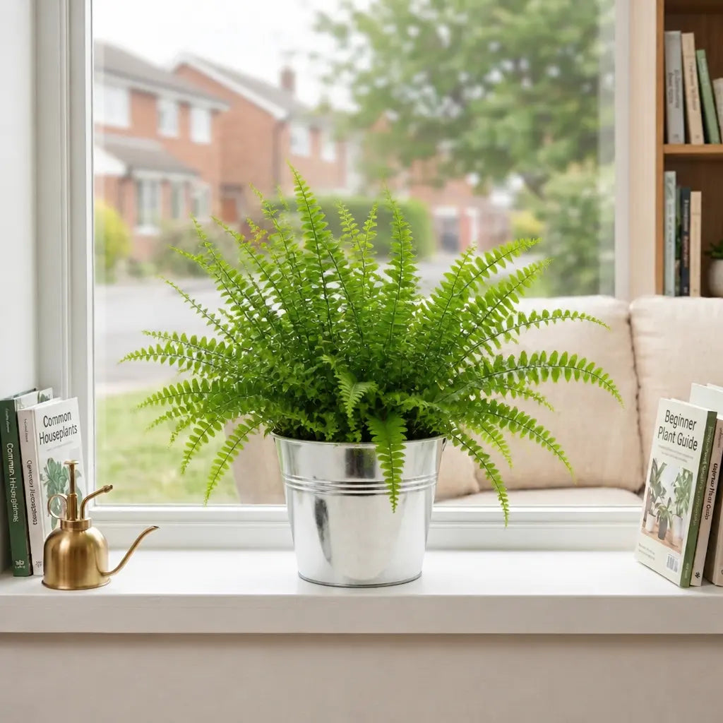 Nephrolepis Boston Fern – Lush Feathery Green Indoor Houseplant The Rose Press Garden