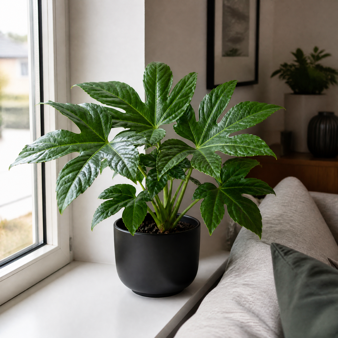 Fatsia Paper Plant 12cm Pot - Air Purifying Plant Plants By Post