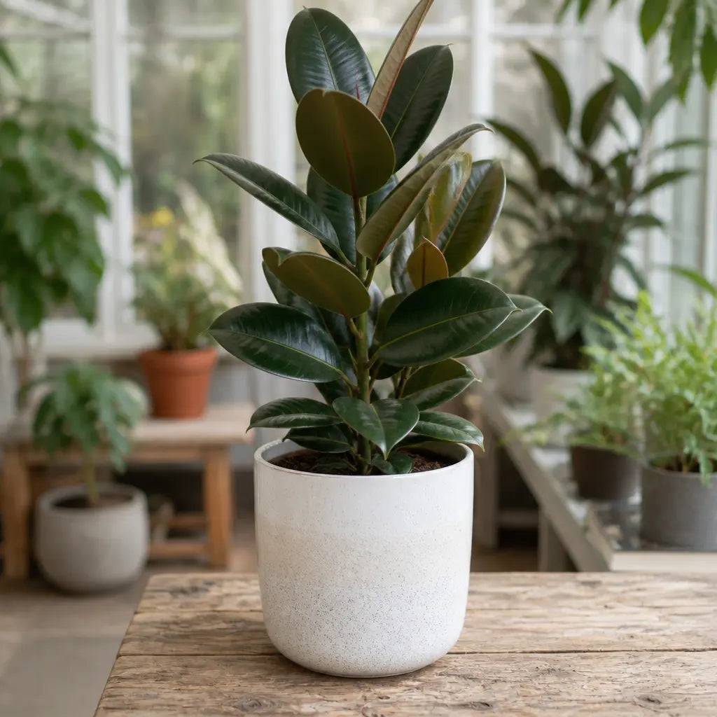 Ficus Robusta Rubber Plant 5L Plants By Post
