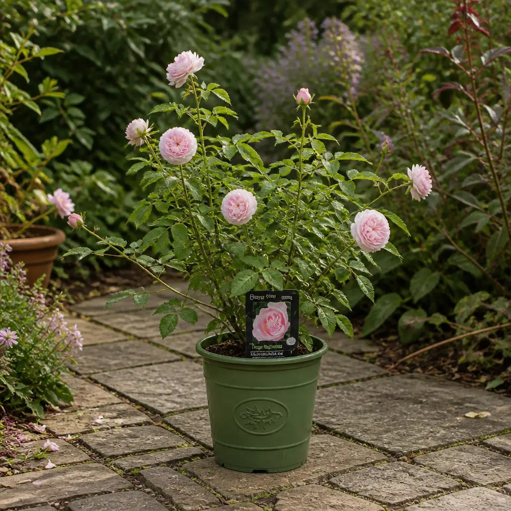 3L Happy Silver Wedding Light Pink Rose Bush - Beautiful Flowering Plant Gift Plants By Post