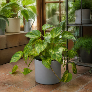 Epipremnum Aureum – Golden Pothos Devil’s Ivy Houseplant in 12cm Pot Plants By Post UK