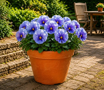 Pansy Delta Pro Lavender Blue Shades 9 Pack × 2 Spring & Autumn Bedding Plants Plants By Post