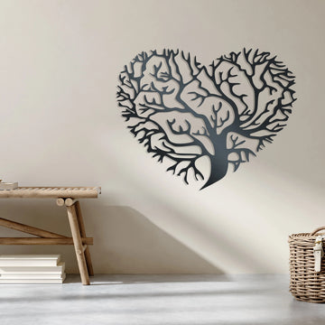 Heart Tree of Life - Metal Wall Art