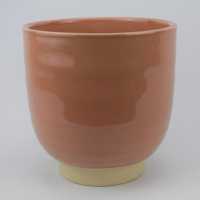 13cm Eve Peach Ceramic Pot